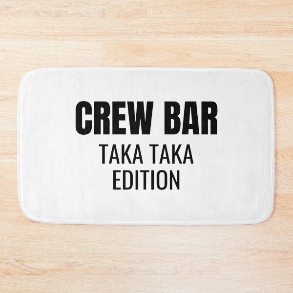 Item preview, Crew Bar Taka Taka Edition (Black) designed and sold by ShipCrewNation.