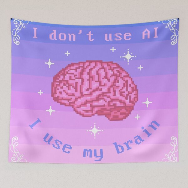 Item preview, I Use My Brain (pastel) designed and sold by Miss Lunaria.