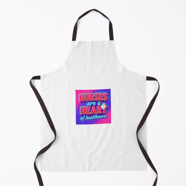 Item preview, `Nurses Are The Heart Of Healthcare - Viral Neon Nurse Quote Design` designed and sold by Petringo.