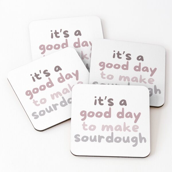 Item preview, It’s a Good Day to Make Sourdough – Colorful Baking Quote Design designed and sold by bruise+blush.