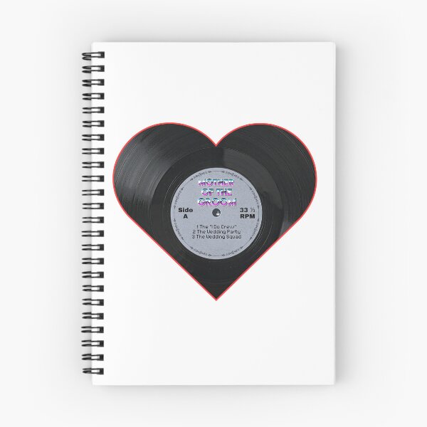 Item preview, Mother of the Groom Vinyl Record Heart – Retro Wedding Music Design designed and sold by MusicFanTees.