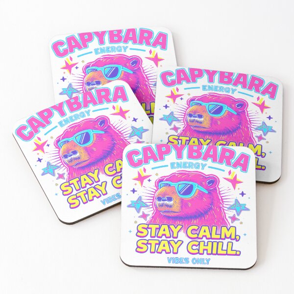 Item preview, Capybara Energy Y2K Neon Funny Tee... designed and sold by BornFabulous.