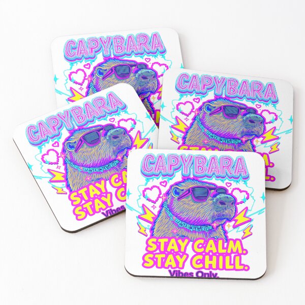Item preview, Capybara Energy Y2K Neon Funny Tee... designed and sold by BornFabulous.