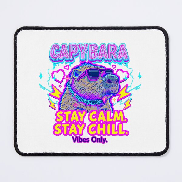 Item preview, Capybara Energy Y2K Neon Funny Tee... designed and sold by BornFabulous.