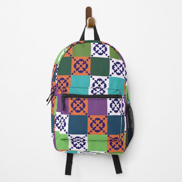 Item preview, Colorful Folk-Inspired Geometric Tile Pattern designed and sold by inspiration3.