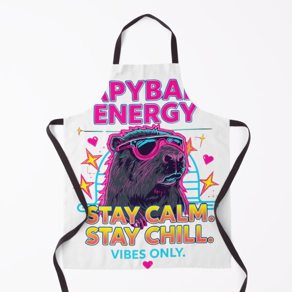 Item preview, Capybara Energy Y2K Neon Funny Tee... designed and sold by BornFabulous.
