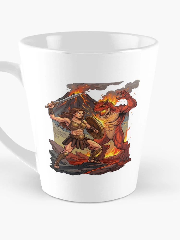 Thumbnail 3 of 4, Coffee Mug, Female Protector designed and sold by PP&RAINBOW SHOP.