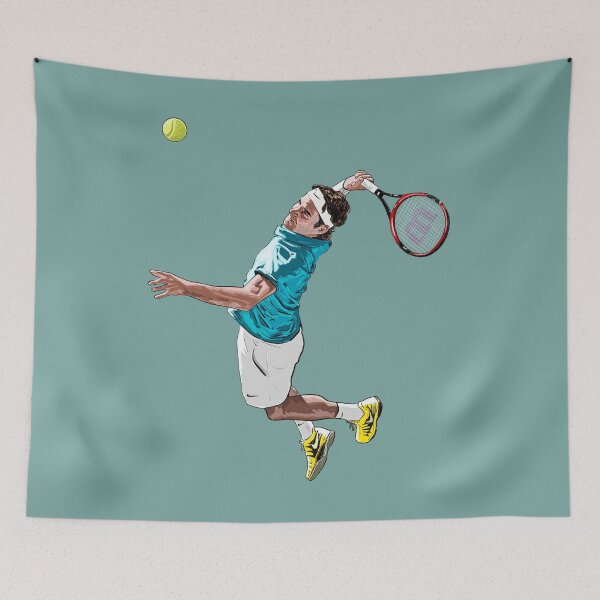 Item preview, Roger Federer Smash Mode - Tennis Legend Power Strike - Slam Dunk Graphic designed and sold by ZERO-MIND.