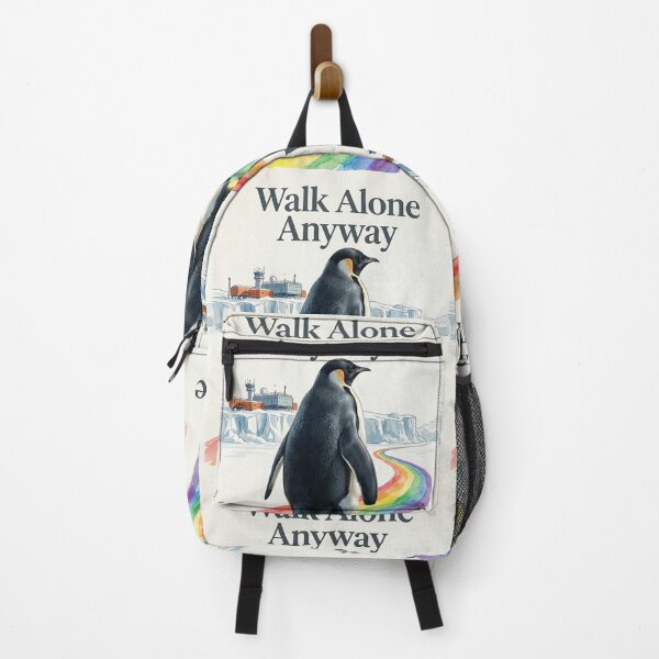 Item preview, Walk Alone Anyway Penguin | T-Shirt designed and sold by Prism-Bubble.
