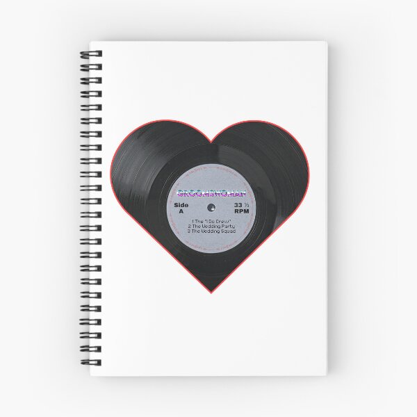 Item preview, Groomswoman Vinyl Record Heart – Retro Wedding Party Music Design designed and sold by MusicFanTees.