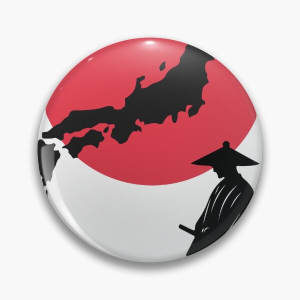 Item preview, Diseño minimalista del sol naciente japonés samurái designed and sold by ZENOVAjp.