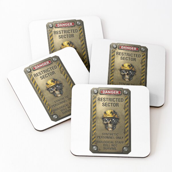 Item preview, Restricted Sector Synthetic Personnel Only Warning Sign designed and sold by octozap.