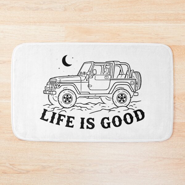 Item preview, Life is Good Wrangler TJ Off-Road 4x4 American Flag TOP OFF Black designed and sold by Off-Road-Zone.