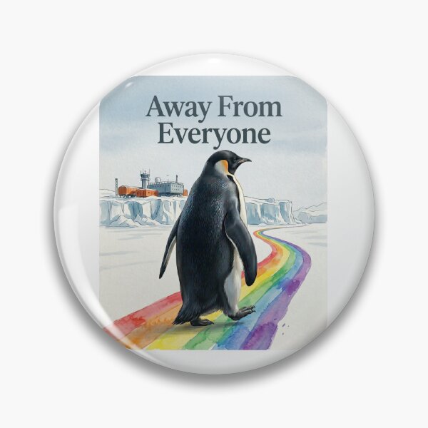 Item preview, Away From Everyone Penguin | T-Shirt designed and sold by Prism-Bubble.