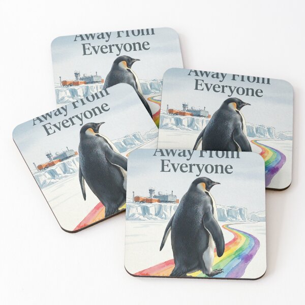 Item preview, Away From Everyone Penguin | T-Shirt designed and sold by Prism-Bubble.
