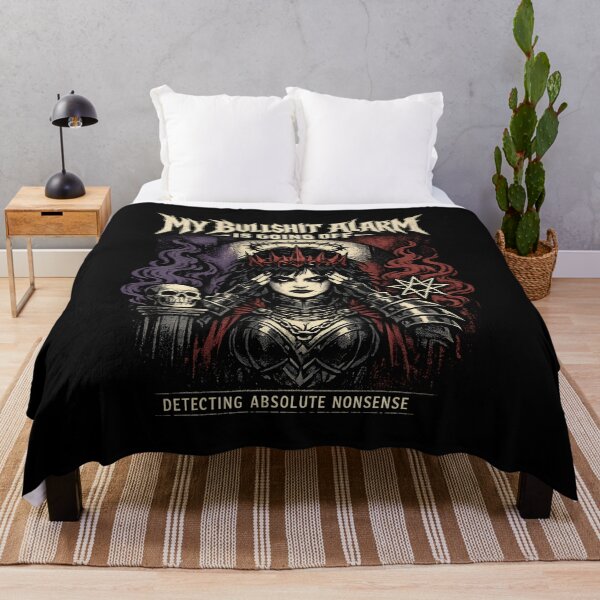 Item preview, Dark Gothic Oracle Occult Humor - My Alarm Is Going Off designed and sold by SidTastic .