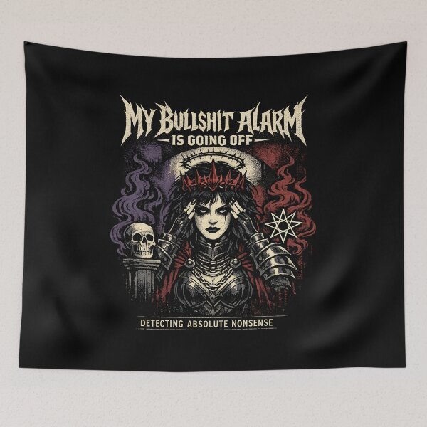 Item preview, Dark Gothic Oracle Occult Humor - My Alarm Is Going Off designed and sold by SidTastic .