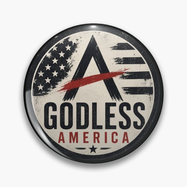 Item preview, Godless America designed and sold by irregulargoods.
