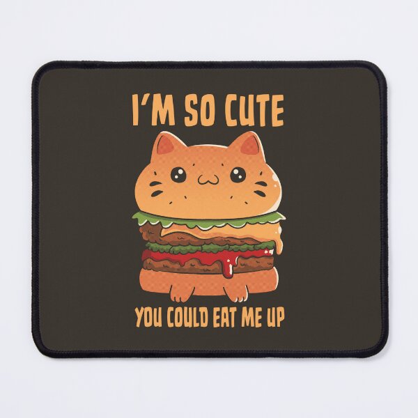 Item preview, Eat Me Up Cat Burguer by Tobe Fonseca designed and sold by Tobe Fonseca®.