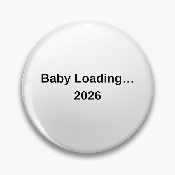 Item preview, Baby Loading 2026 | Cute Pregnancy Announcement Design designed and sold by Byarasstudio.