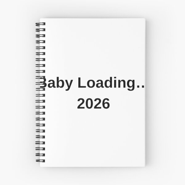 Item preview, Baby Loading 2026 | Cute Pregnancy Announcement Design designed and sold by Byarasstudio.