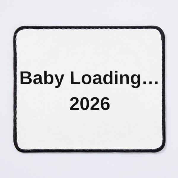 Item preview, Baby Loading 2026 | Cute Pregnancy Announcement Design designed and sold by Byarasstudio.