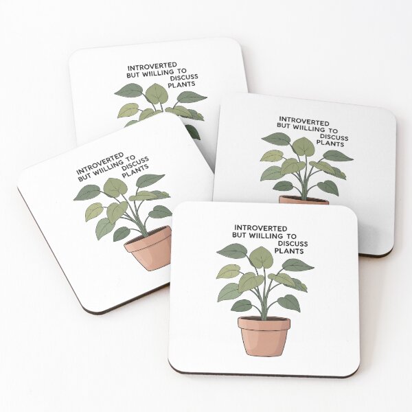 Item preview, Introverted But Willing to Discuss Plants Sticker | Plant Lover Gift designed and sold by Akter-sikder.