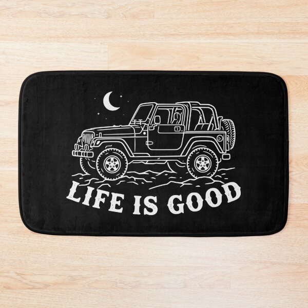 Item preview, Life is Good Wrangler TJ Off-Road 4x4 American Flag TOP OFF Off White designed and sold by Off-Road-Zone.