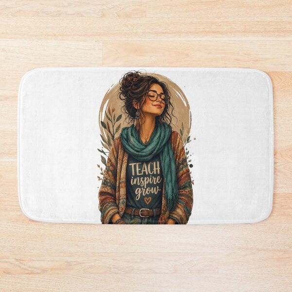 Item preview, Boho Teacher Portrait2 designed and sold by LamisArts ID (71).