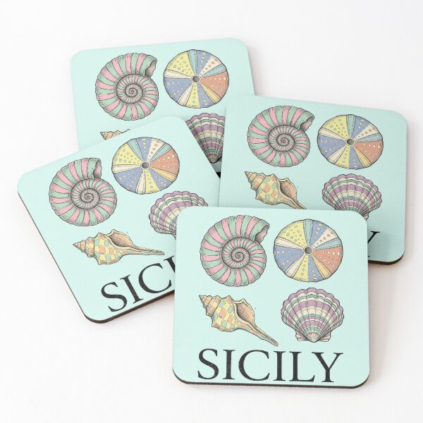 Item preview, Pastel Seashells of Sicily designed and sold by sanorastyle.