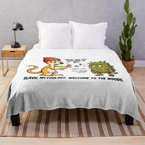 Item preview, Confused Meerkat Meets Slavic Forest Monster - Retro 90s Cartoon designed and sold by mAXiBoOM.