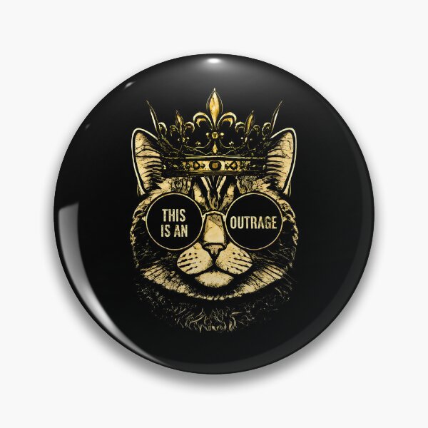 Item preview, Retro This Is An Outrage  designed and sold by NinigFox.