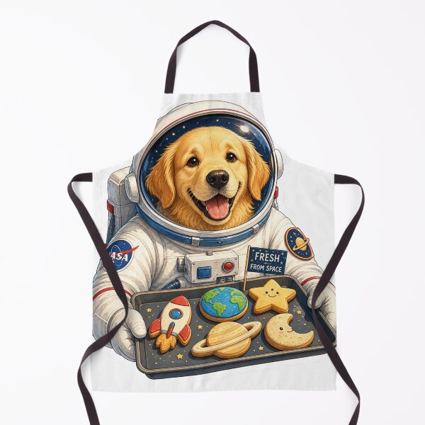 Item preview, Golden Retriever Astronaut: Fresh From Space Cookies! designed and sold by Clavivs.