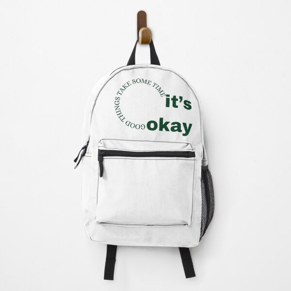 Item preview, Good Things Take Time It's Okay Quote designed and sold by VibeoCanvasShop.