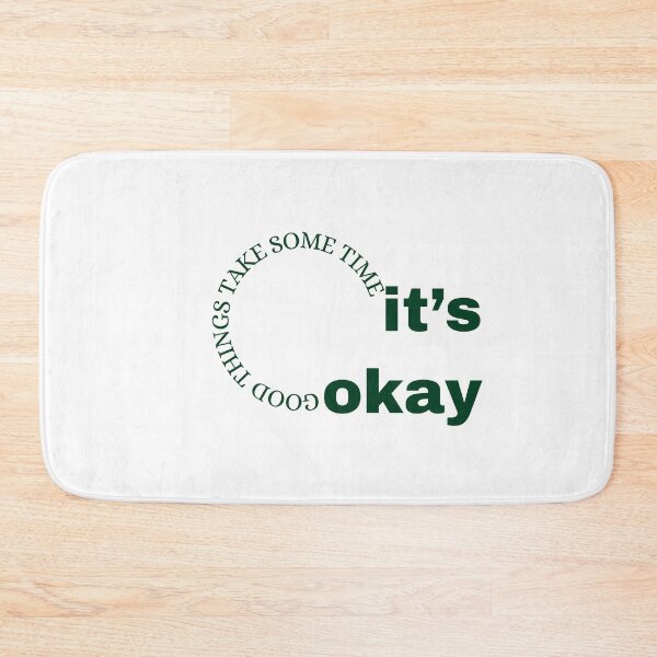 Item preview, Good Things Take Time It's Okay Quote designed and sold by VibeoCanvasShop.