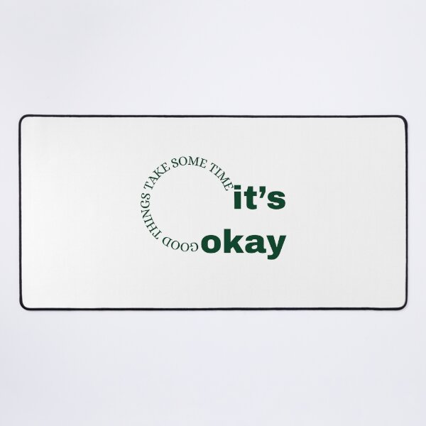 Item preview, Good Things Take Time It's Okay Quote designed and sold by VibeoCanvasShop.