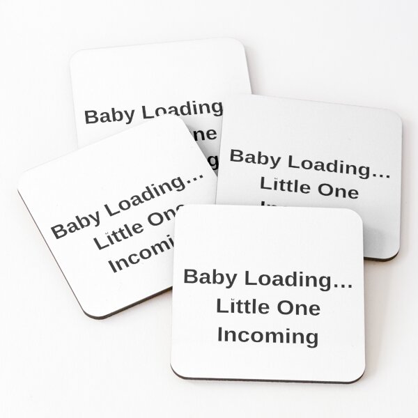 Item preview, Baby Loading… Little One Incoming | Cute Pregnancy Announcement Design designed and sold by Byarasstudio.