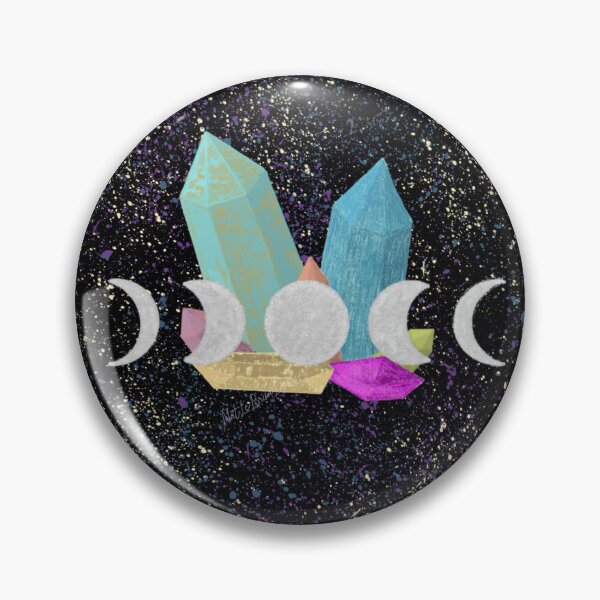 Item preview, Moonphase Crystals designed and sold by NatLeBrunDesign.