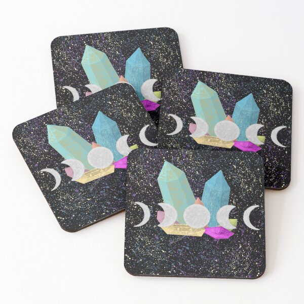 Item preview, Moonphase Crystals designed and sold by NatLeBrunDesign.