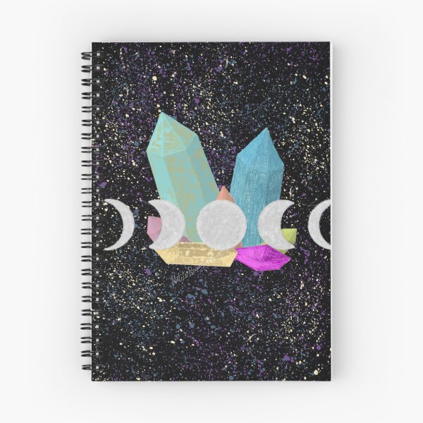 Item preview, Moonphase Crystals designed and sold by NatLeBrunDesign.