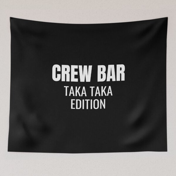 Item preview, Crew Bar Taka Taka Edition (White) designed and sold by ShipCrewNation.