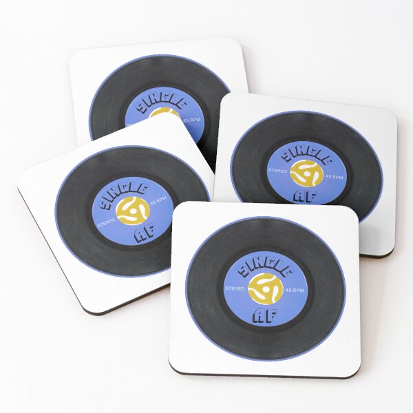 Item preview, Single AF – 45 RPM Vinyl Record Design | Retro Music Humor designed and sold by MusicFanTees.