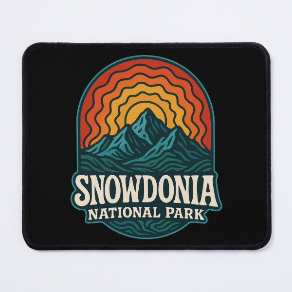 Item preview, Snowdonia National Park Trippy Art designed and sold by TomFrontierArt.