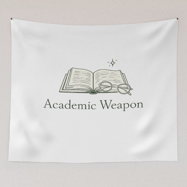 Item preview, Academic Weapon Minimal Aesthetic – Soft Sage Green Book Art | Cute Student Gift designed and sold by irfanshikh.