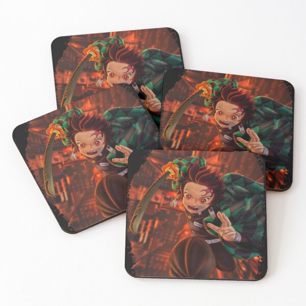 Item preview, Tanjiro Kamado Demon Slayer Arte Dinámico Anime designed and sold by rabardock.
