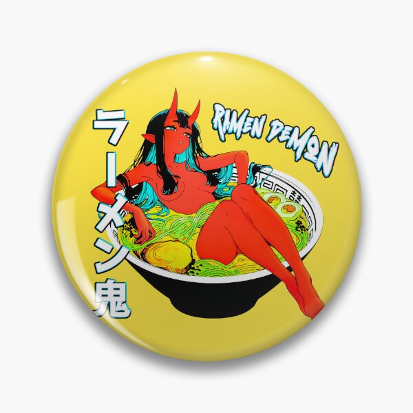 Item preview, Neon Ramen Demon Anime Girl Cyberpunk Aesthetic designed and sold by MikaseSan.