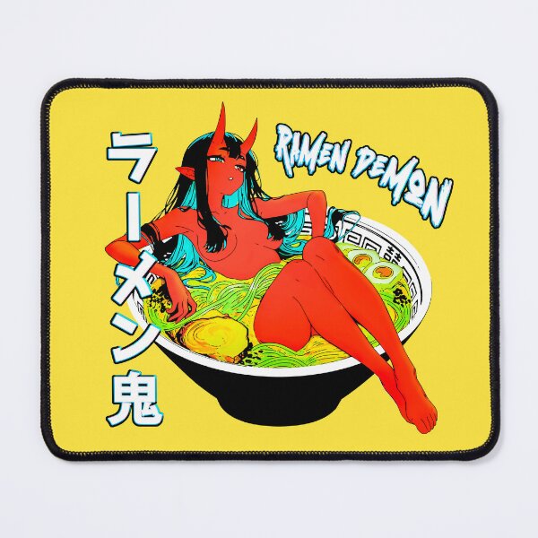 Item preview, Neon Ramen Demon Anime Girl Cyberpunk Aesthetic designed and sold by MikaseSan.