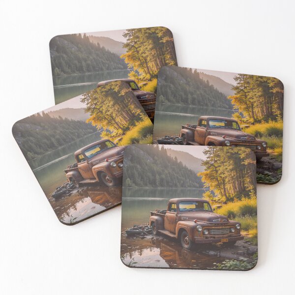 Item preview, Rustic Vintage Truck Wall Art designed and sold by BeautifulVirtues.