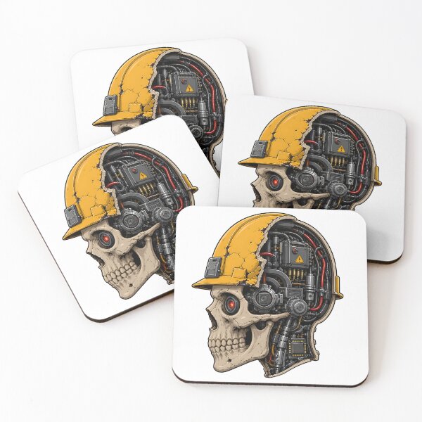 Item preview, Cutaway Robotic Skull Hard Hat Electronics designed and sold by octozap.