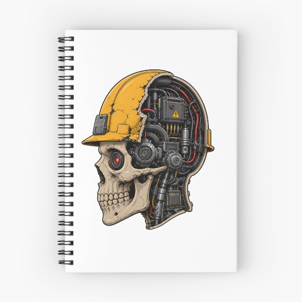 Item preview, Cutaway Robotic Skull Hard Hat Electronics designed and sold by octozap.